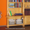 Bücherregalwand Holz Gründerzeit Bücherschrank Bibliothek Landhausstil